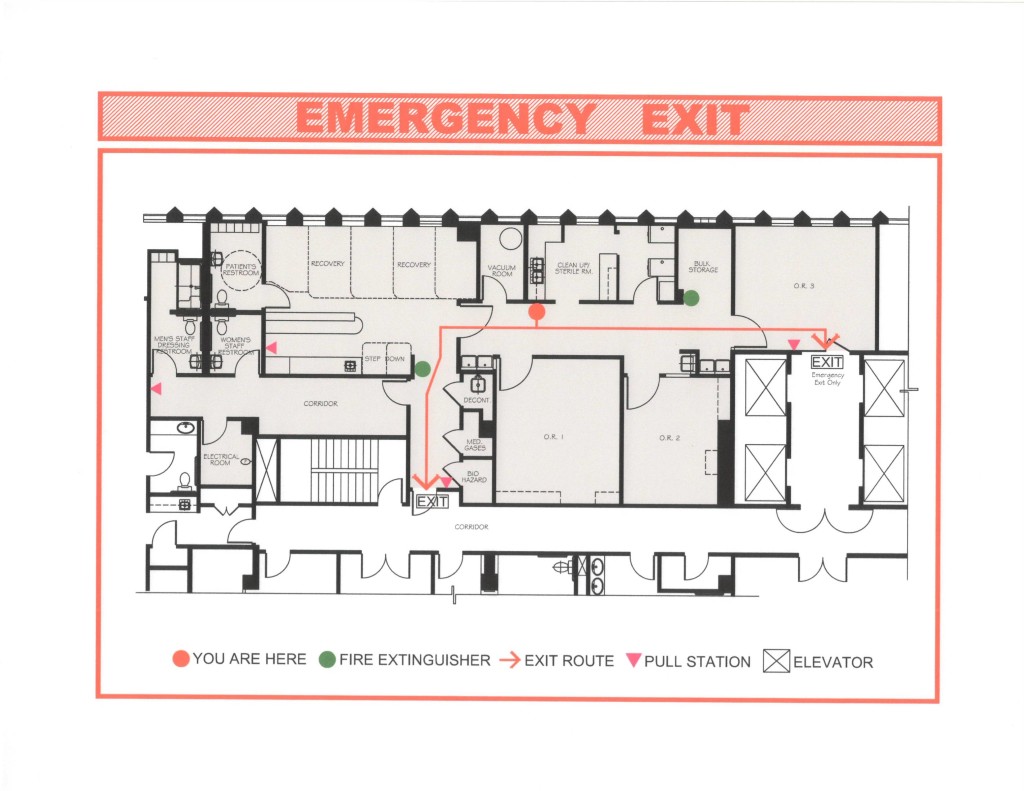 Surgery Center Evacuation Plan