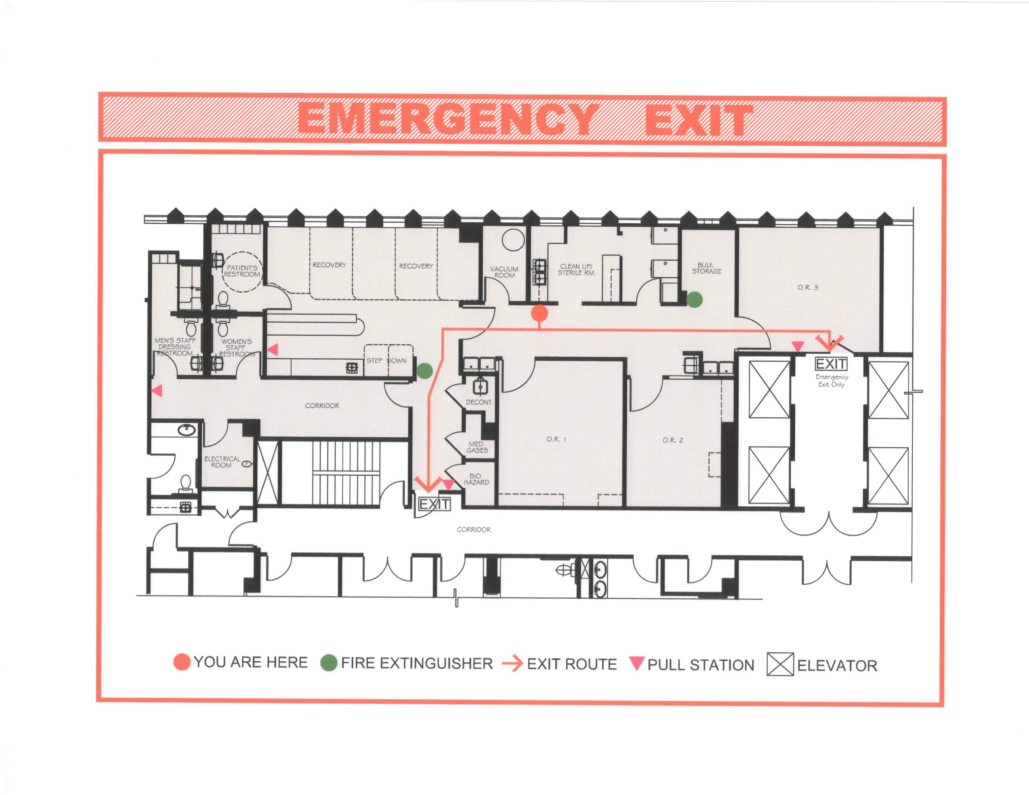 Surgery Center Emergency Evacuation Plan